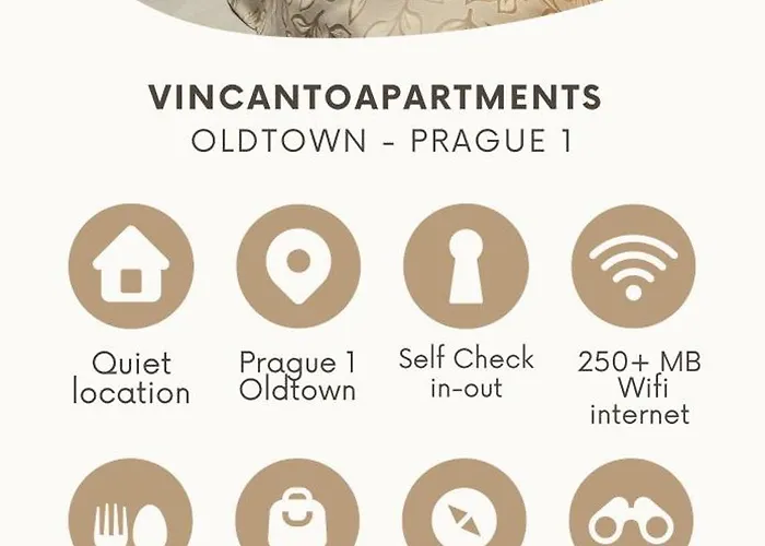Daire Vincanto Oldtown Prague1 Prag